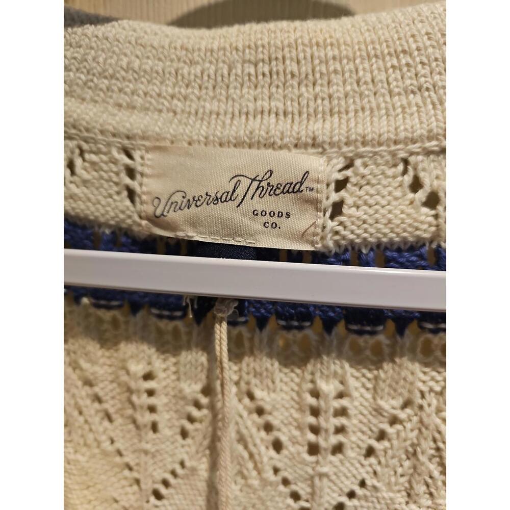Universal Threads open weave crochet sweater size… - image 4